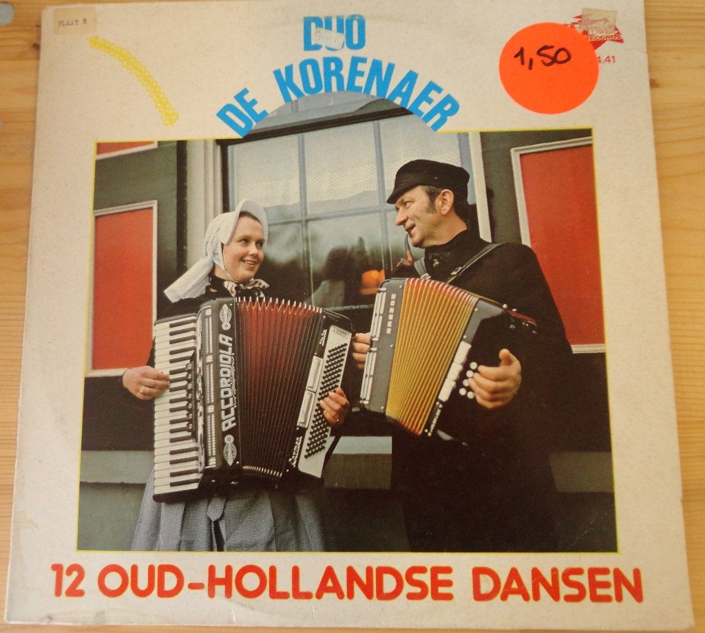 Duo de Korenaer (LP), LP, Gebruikt, Ophalen of Verzenden, Levenslied of Smartlap