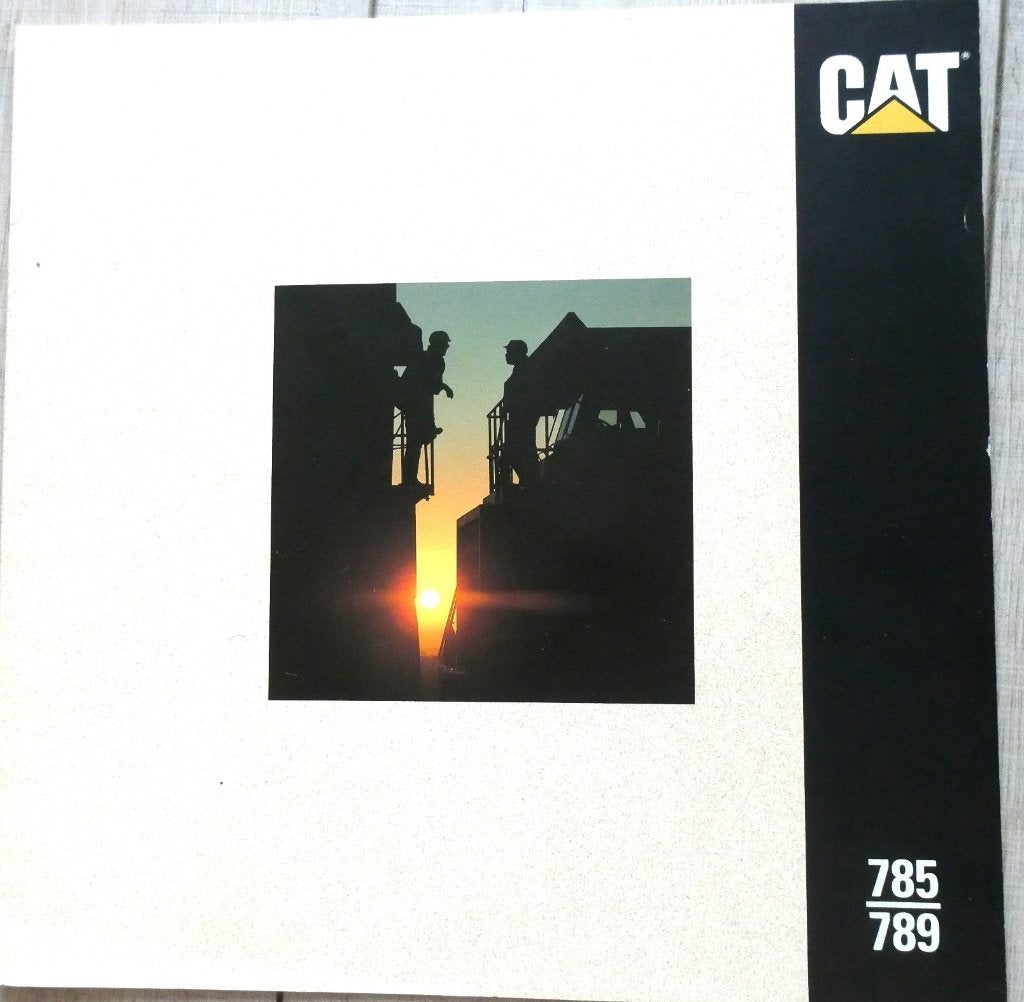 Caterpillar 785 / 789 brochure 1997, Verzenden, Gebruikt, Auto's