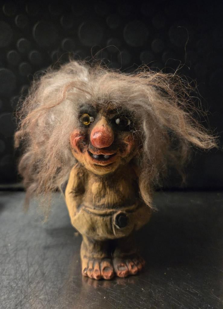 Fosse-Troll beeldje van Sven Schulze - Handgemaakt Noorwegen, Ophalen of Verzenden, Nieuw, Fantasy