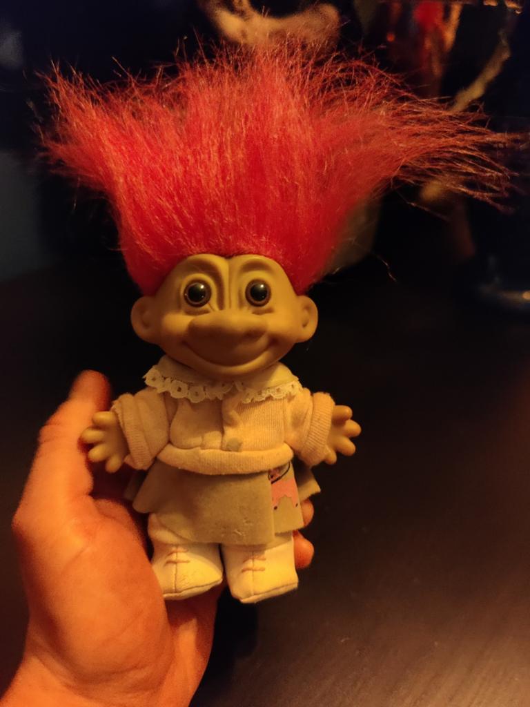 Vintage Troll Russ. 90's nostalgia retro, Ophalen of Verzenden