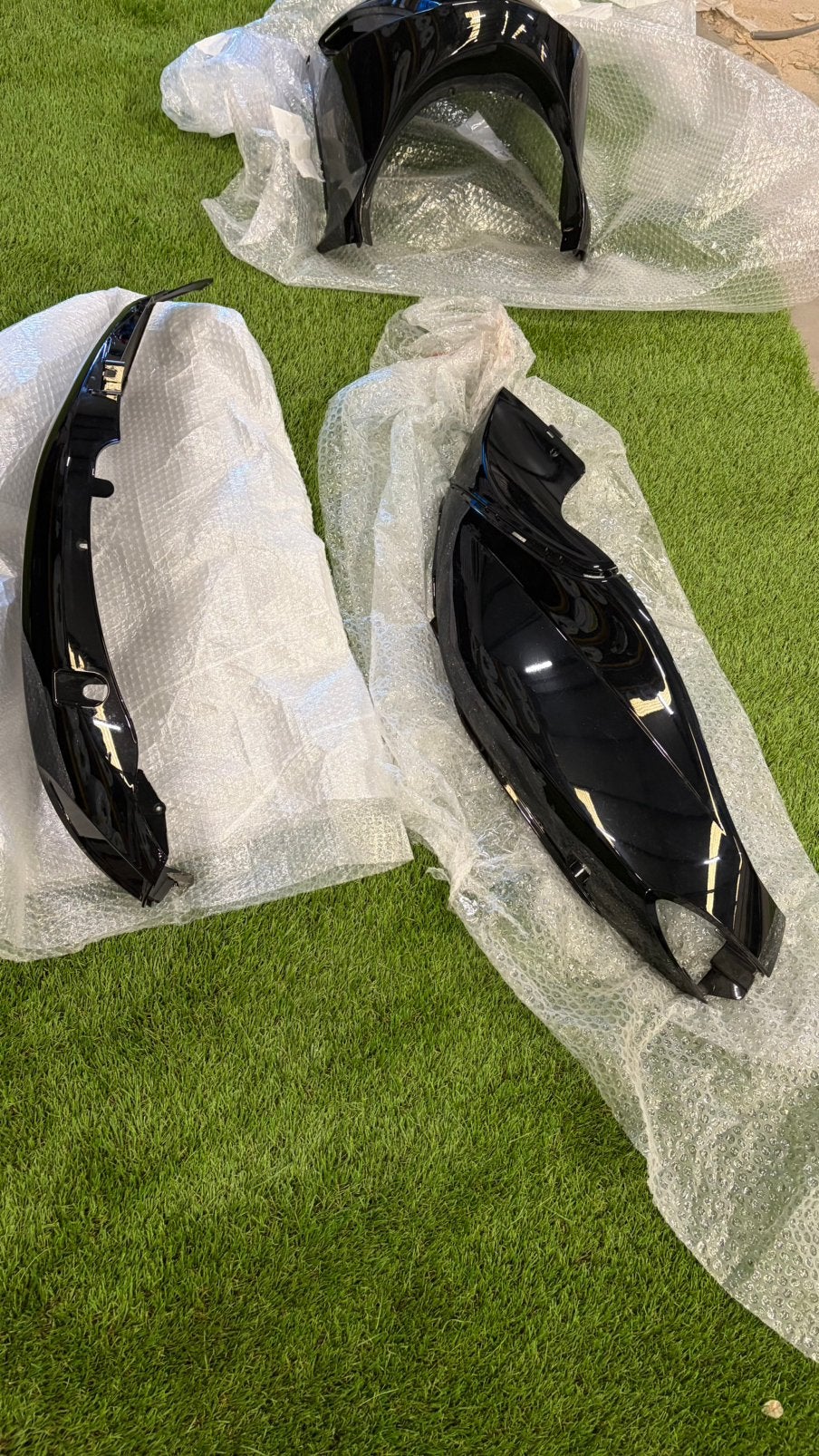 NOS! Piaggio fly derbi boulevard achterkap, Ophalen, Zo goed als nieuw, Piaggio