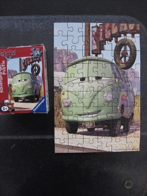 Cars puzzel 54 stukjes, kleine puzzel, 13x20 cm, Kinderen en Baby's, Speelgoed | Kinderpuzzels, Ophalen of Verzenden, Meer dan 50 stukjes