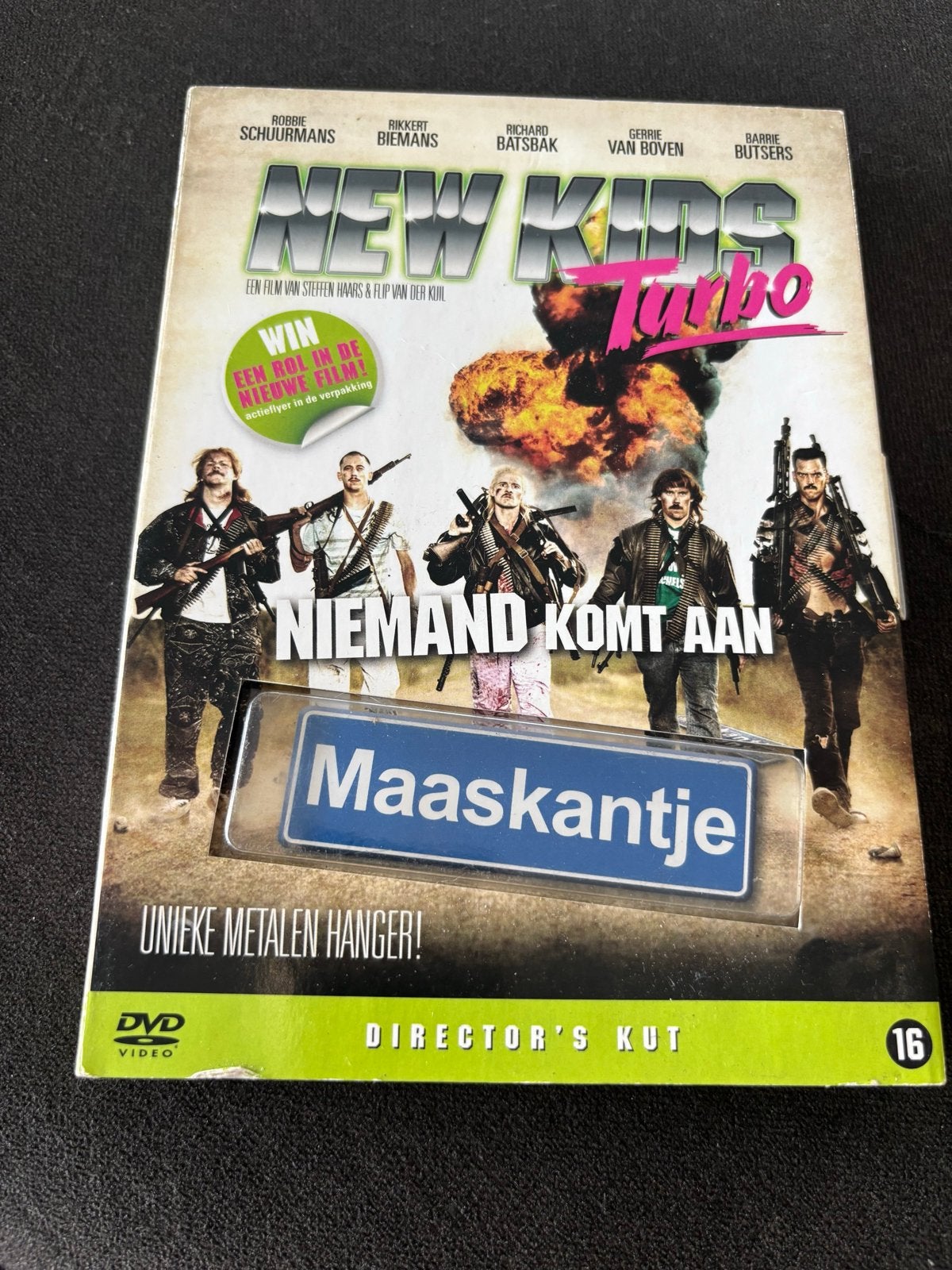 New Kids Turbo DVD - Director's Cut met metalen hanger, Vanaf 16 jaar, Nederlands, Zo goed als nieuw, Inclusief doosje
