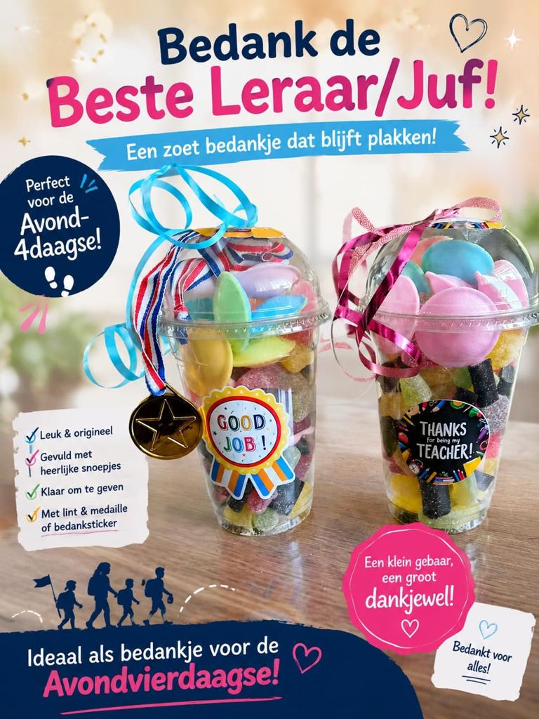 Snoep snoepbeker 2.50€, Ophalen of Verzenden, Nieuw, Overige