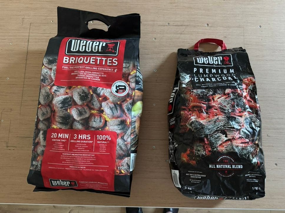 Weber houtskool, briketten en rookhout, Ophalen, Nieuw
