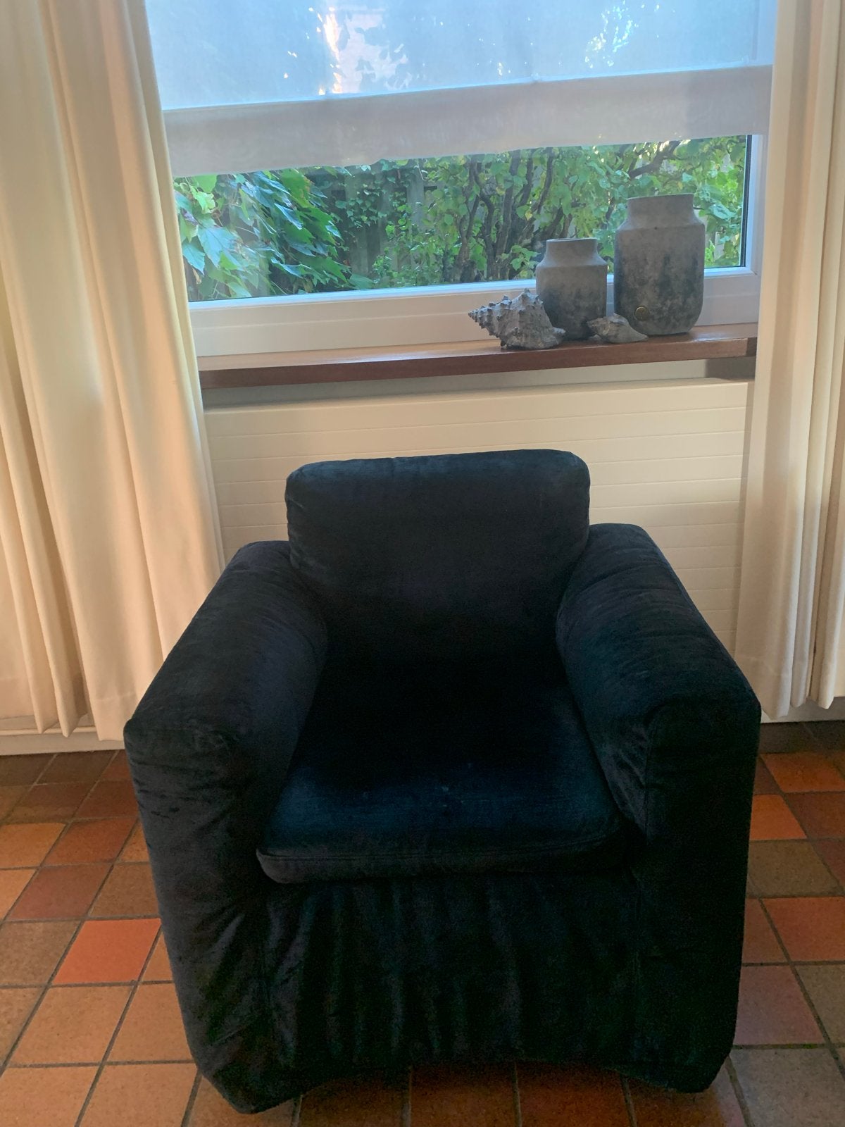6 Gelderland Diep Zwarte fauteuil’s disign Jan des Bouvrie, Ophalen, Gebruikt, Zwart, Stof