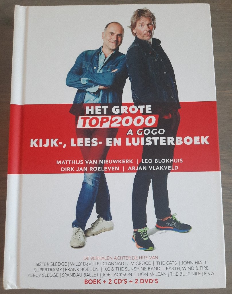het grote top 2000 a gogo - kijk-, lees- en luisterboek, Ophalen of Verzenden, Zo goed als nieuw, Algemeen, Leo Blokhuis