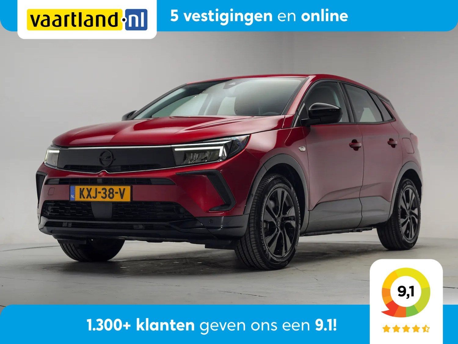 Opel Grandland 1.6 Turbo Plug-In Hybrid GS Line Aut. [ Adapt, Auto's, 14 kWh, 4 cilinders, Bedrijf, Hybride Elektrisch/Benzine