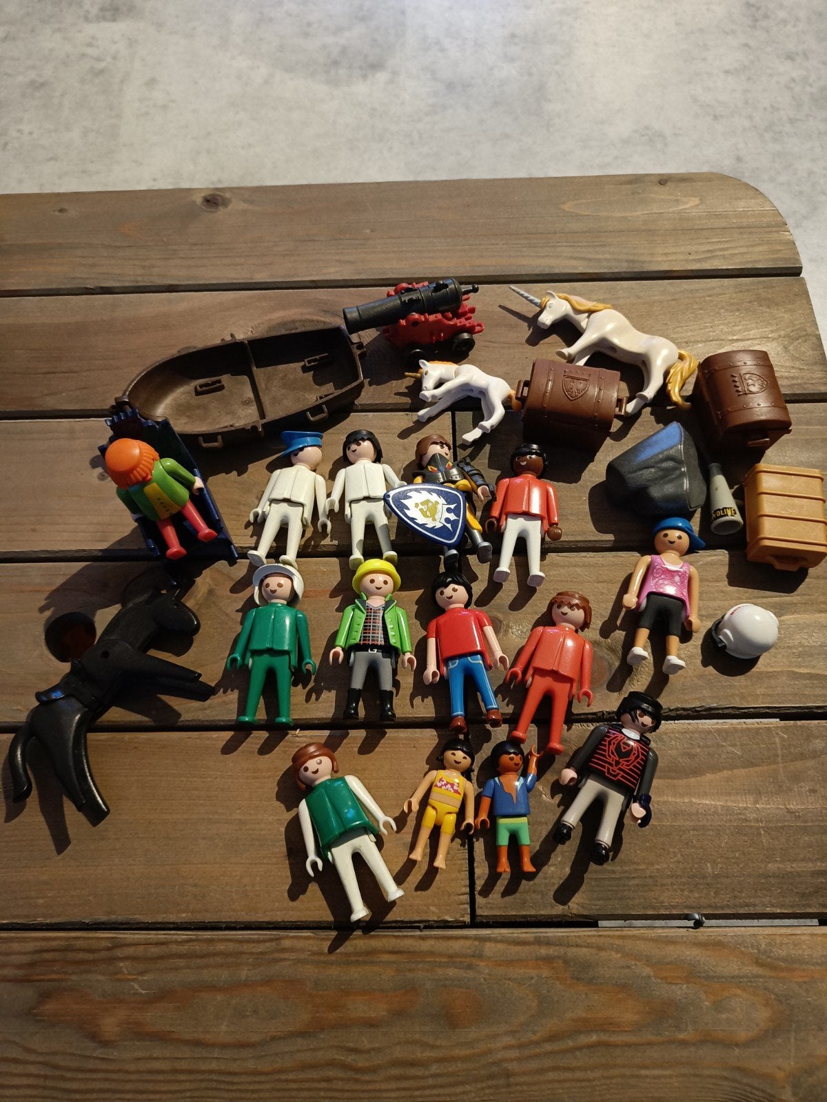 Collectie playmobil poppetjes, coaching/familie opstelling, Ophalen of Verzenden, Zo goed als nieuw, Los playmobil