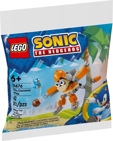 Lego Sonic polybag 30676 Kiki's kokosnotenaanval, Overige thema's, Lego, Nieuw, Ophalen of Verzenden