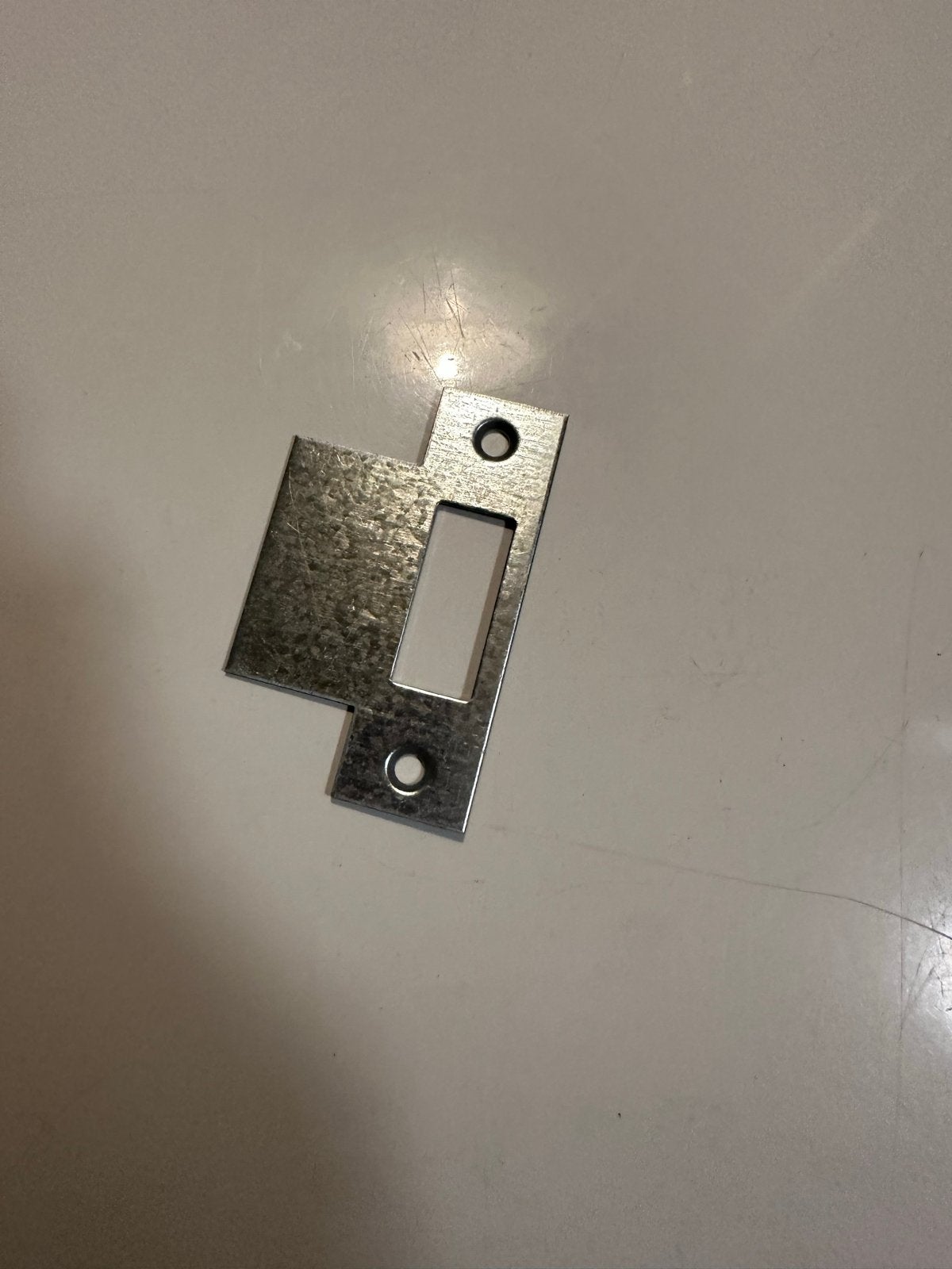 Deurplaatje voor slot - Gebruikt, Ophalen of Verzenden, Gebruikt, IJzer, Slot