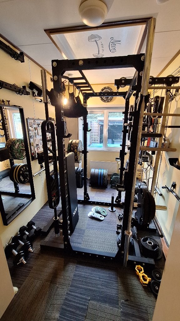 ATX Home Gym compleet  PRX 620+257 kg schijven + accessoires, Ophalen, Zo goed als nieuw, Overige typen