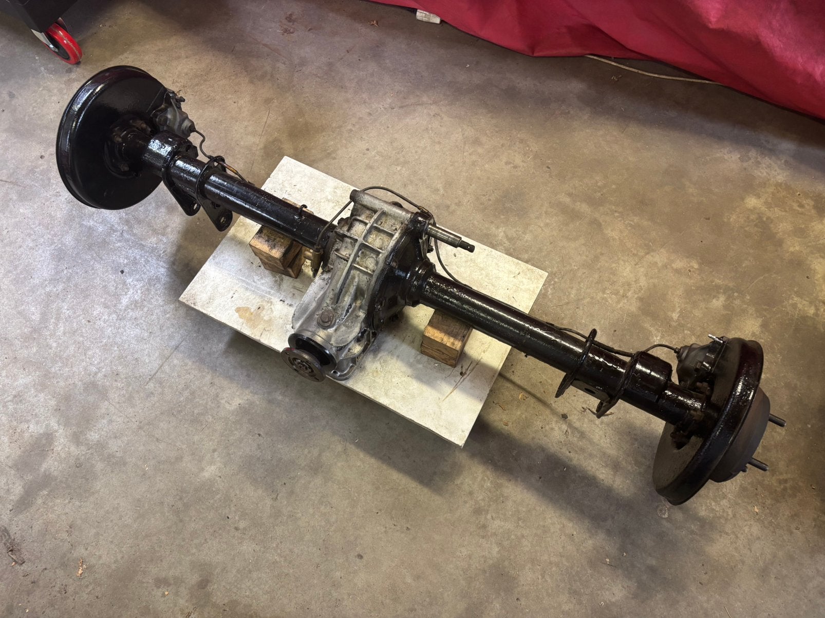 Achteras Alfa Gt junior 1300 met remmen, Ophalen, Gebruikt, Alfa Romeo