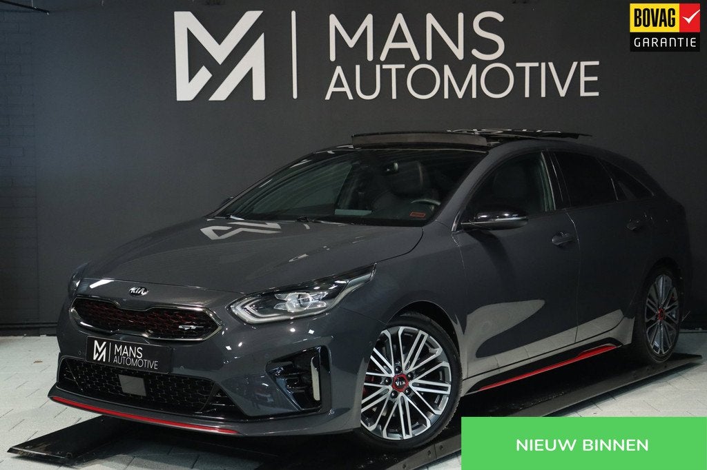Kia ProCeed 1.6 T-GDI GT / PANODAK / KEYLESS / MEMORY / JBL, Auto's, Kia, 15 km/l, Gebruikt, Origineel Nederlands, Zilver of Grijs