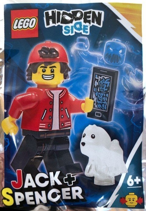 Lego 792009 Hidden Side minifiguur Jack en hond Spencer, Ophalen, Overige thema's, Lego, Nieuw