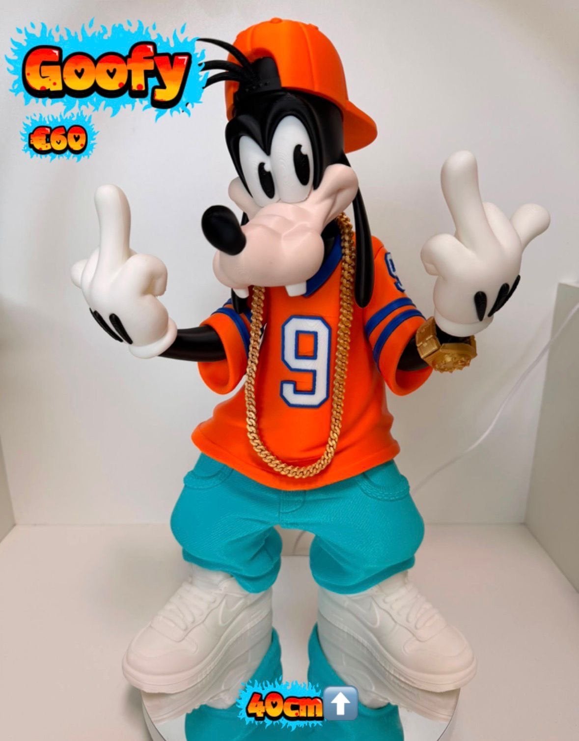 Goofy Beeld - Hip Hop Stijl - 40cm, Ophalen of Verzenden, Nieuw