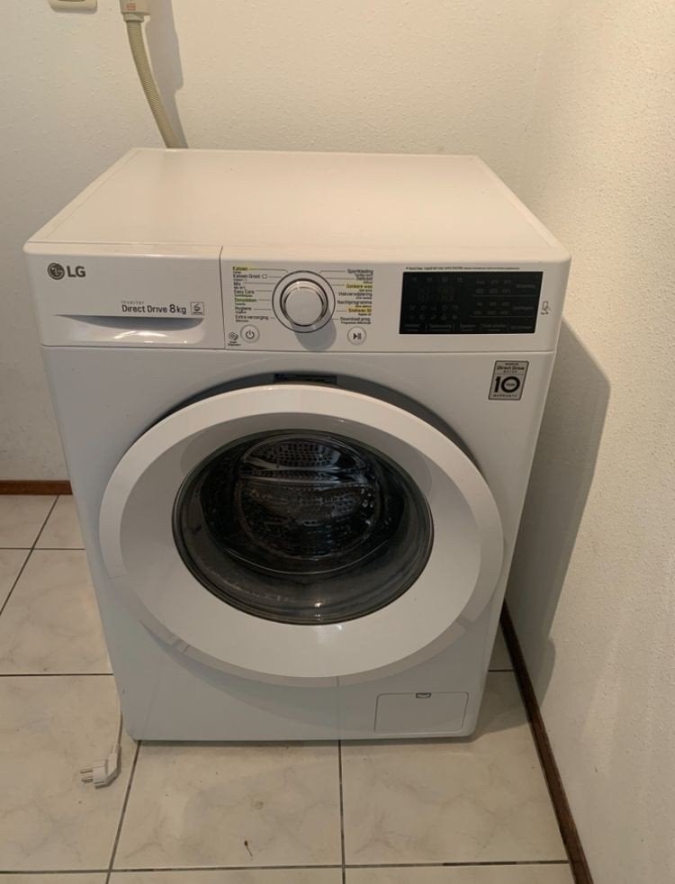 LG Direct Drive 8kg Wasmachine, Ophalen, 1200 tot 1600 toeren, Gebruikt, 8 tot 10 kg