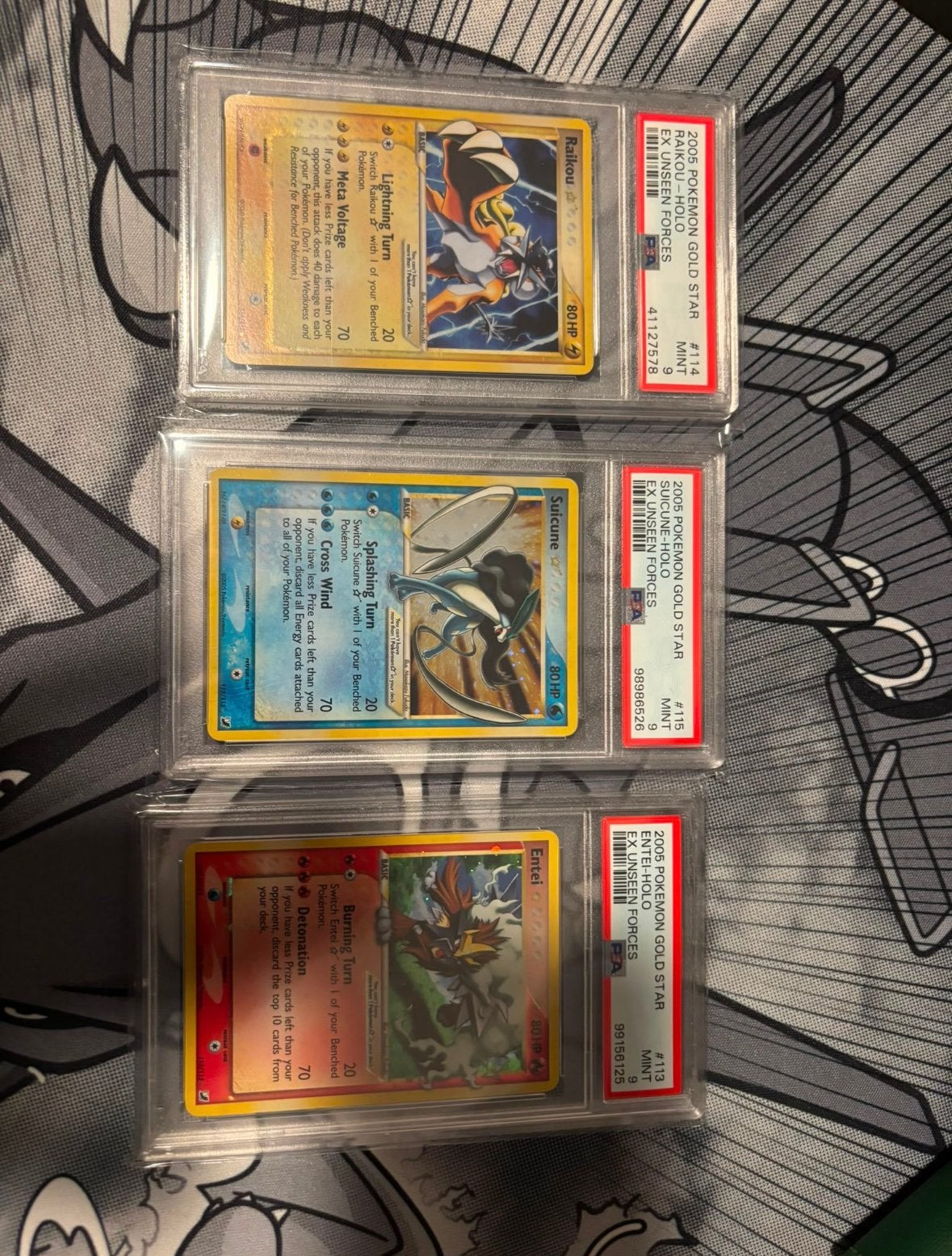 Goldstar Suicune, Entei en Raikou, Ophalen of Verzenden, Zo goed als nieuw