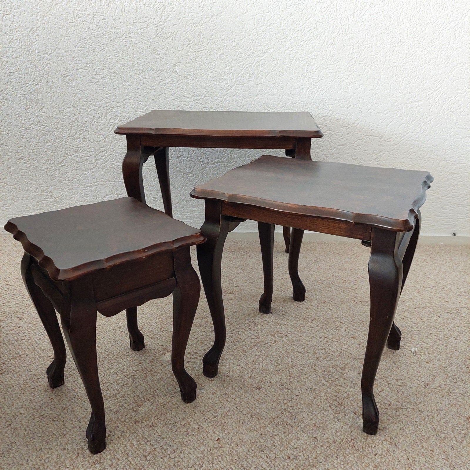 vintage klassieke mimiset of nesting tables, Ophalen