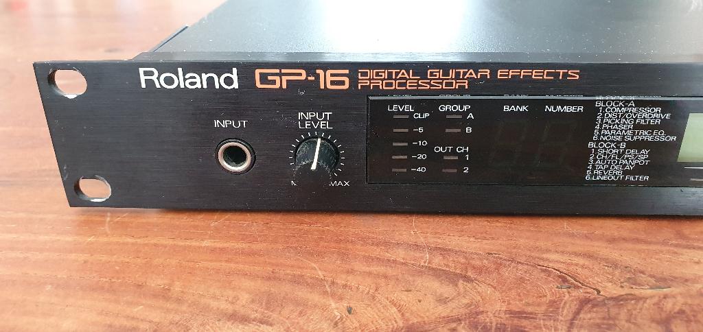 Roland Gp-16 Digital Guitar Effects Processor, Ophalen, Gebruikt, Delay of Echo