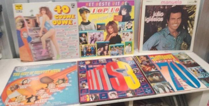 Grote collectie vinyl platen - Pop, Country, Rock, Cd's en Dvd's, Vinyl | Pop, Complilatie, Gebruikt, Ophalen of Verzenden, 1970 - 1979