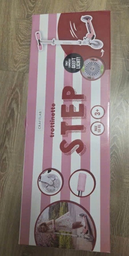 CRAFTLAB Step met lichtgevende wielen - Nieuw in doos, Ophalen of Verzenden, Nieuw, Gewone step