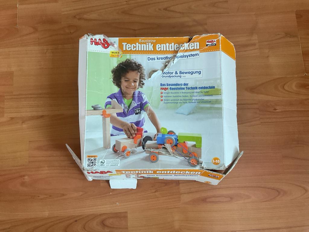 Haba hout,wagen bouw set, Kinderen en Baby's, Speelgoed | Houten speelgoed, Zo goed als nieuw, Ophalen