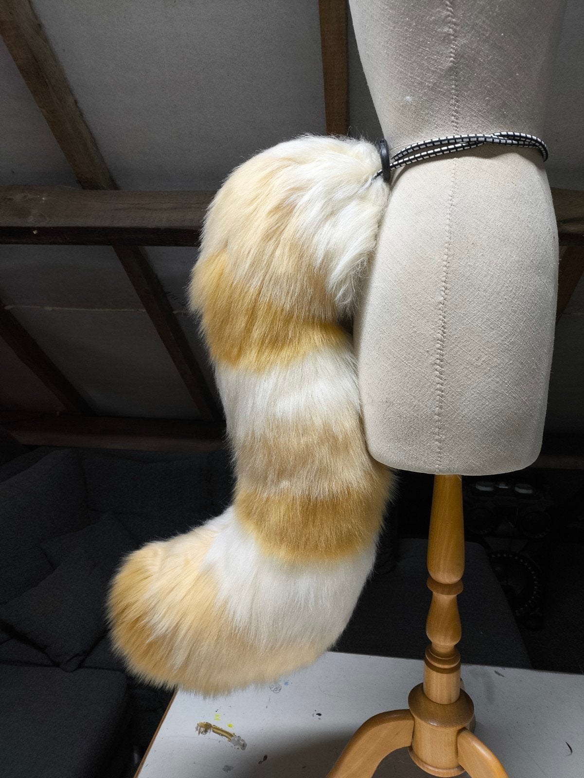Mooie fursuit tail large feline, Ophalen of Verzenden, Nieuw