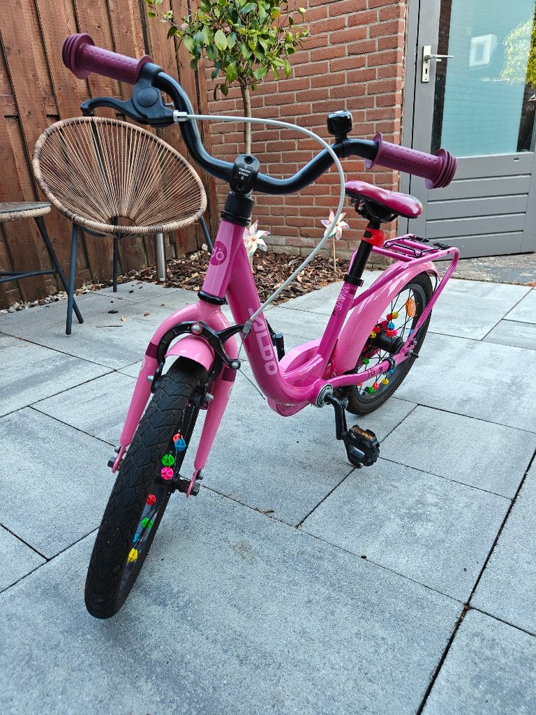 Meisjes fiets 16inch, Fietsen en Brommers, Fietsen | Kinderfietsjes, Ophalen, Terugtraprem, Zijwieltjes, Aldo