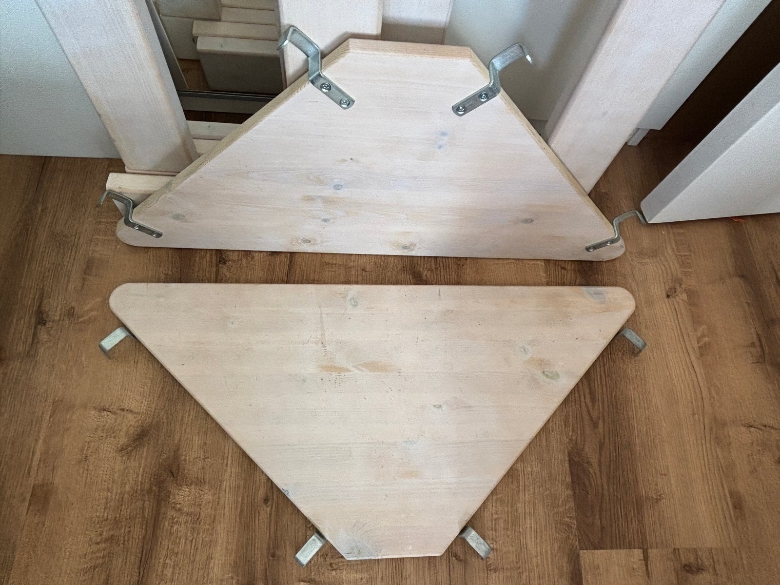 2x Lifetime Kidsroom Hoeklegplank Whitewash 80x35x2cm, Ophalen, Gebruikt