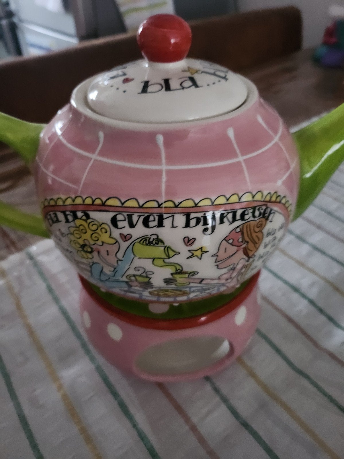Theepot Blond amsterdam, Huis en Inrichting, Ophalen, Gebruikt, Aardewerk, Overige typen