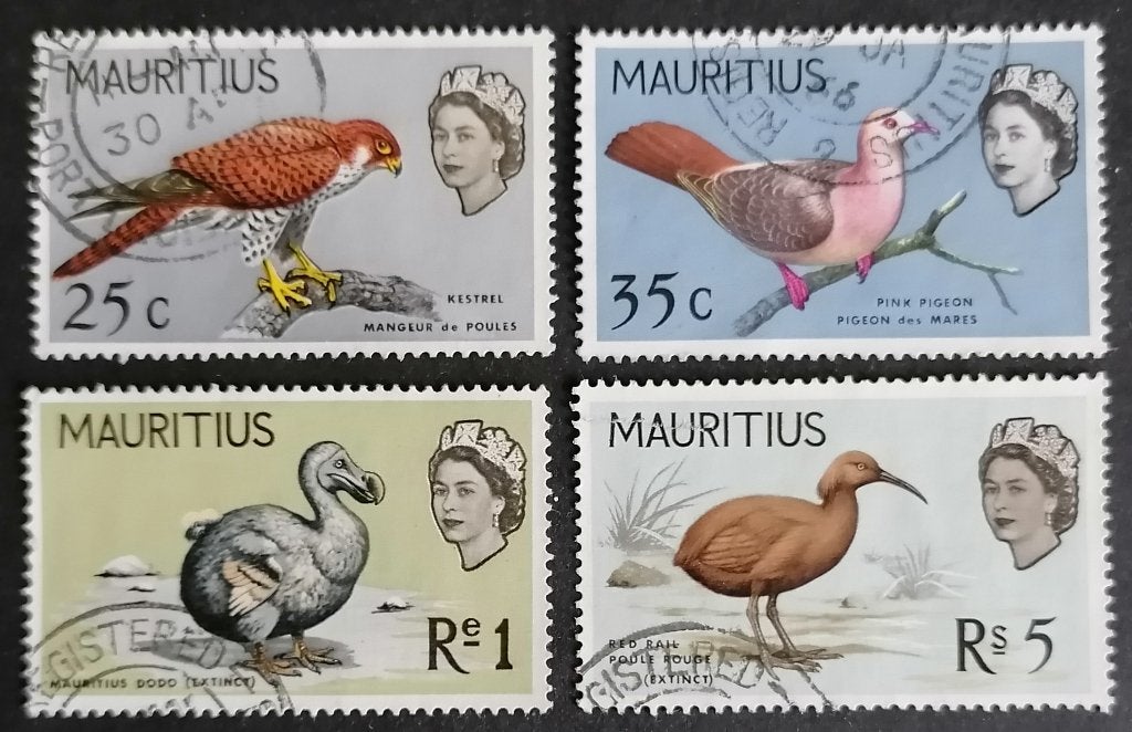MAURITIUS - vogels 1965, Postzegels en Munten, Postzegels | Afrika, Verzenden, Overige landen, Gestempeld