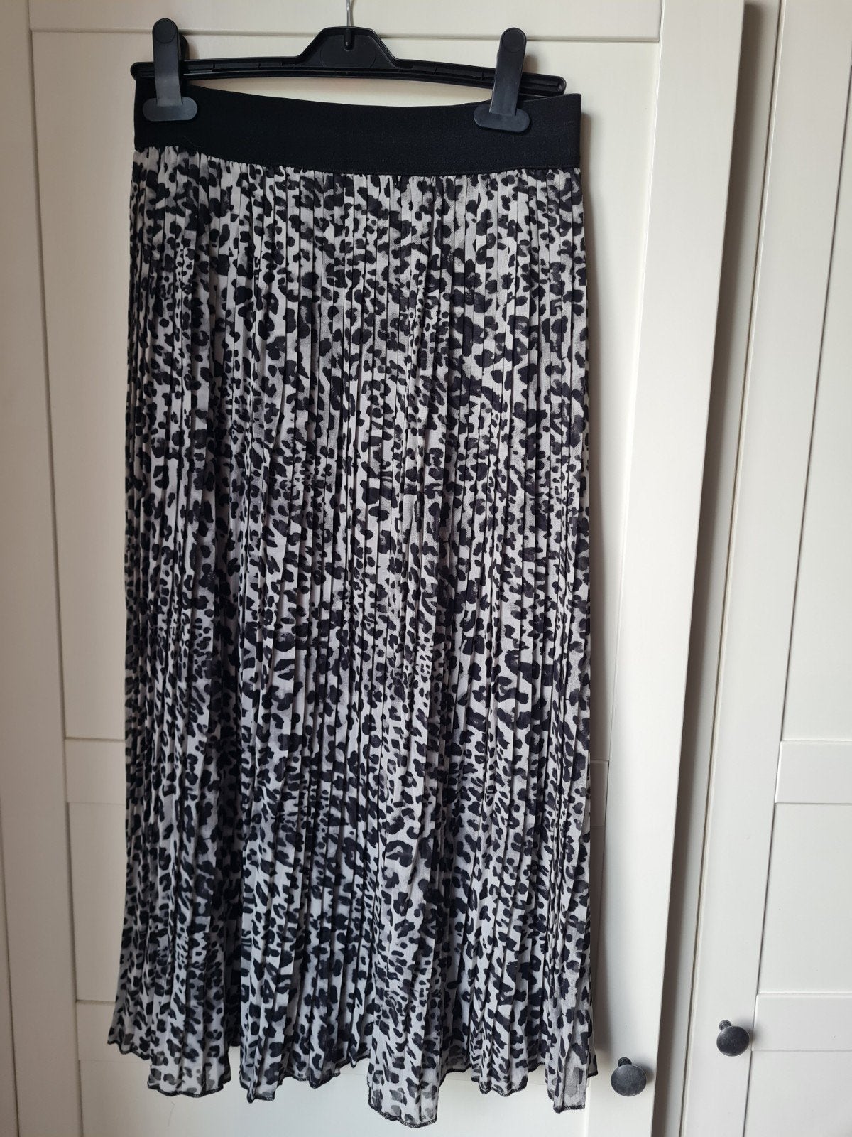 Lange rok, zwart tijgerprint, merk Norah, ZGAN!, Kleding | Dames, Zwart, Ophalen of Verzenden, Zo goed als nieuw, Norah