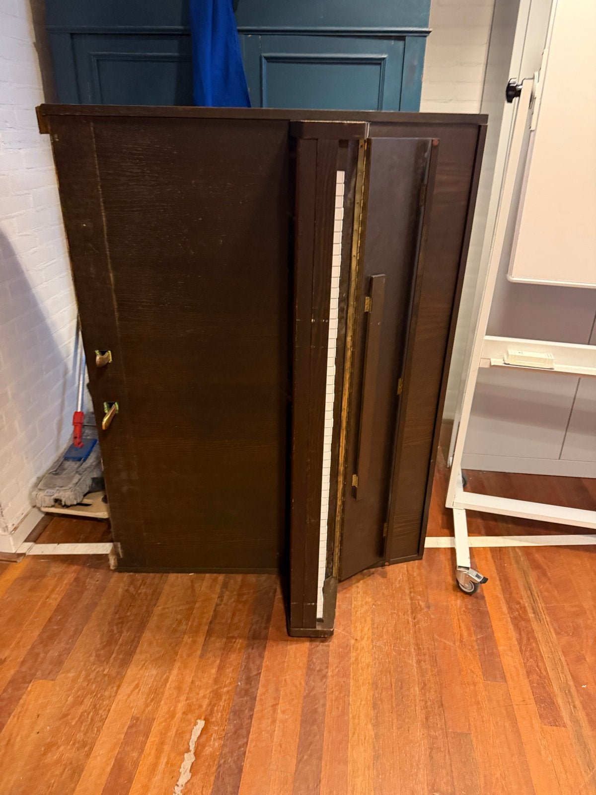 Goldschmeding Piano - Te restaureren, Ophalen of Verzenden, Gebruikt, Bruin, Piano