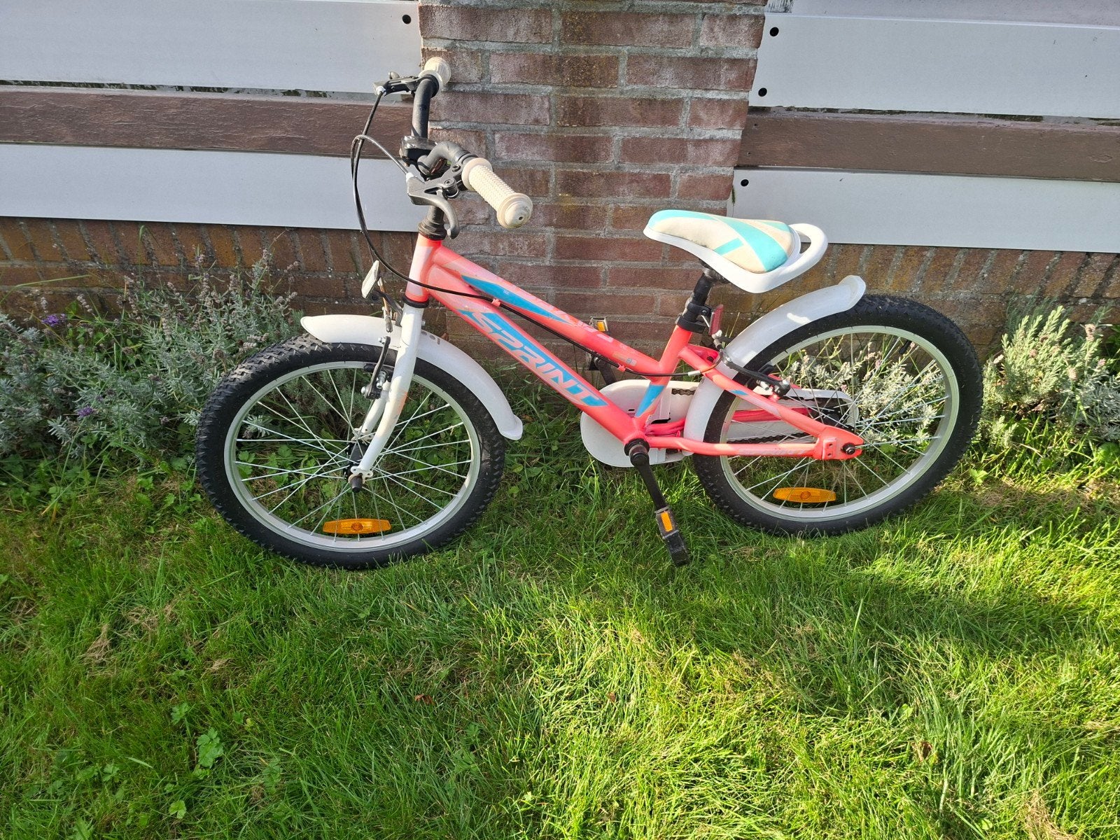 Roze kinderfiets 20 inch - Zo goed als nieuw, Ophalen, 20 inch of meer, Velgrem, SPRINT