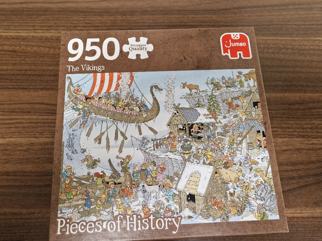 Jumbo Premium Collection Puzzel De Vikingen - Legpuzzel, Ophalen of Verzenden, 500 t/m 1500 stukjes, Zo goed als nieuw, Legpuzzel