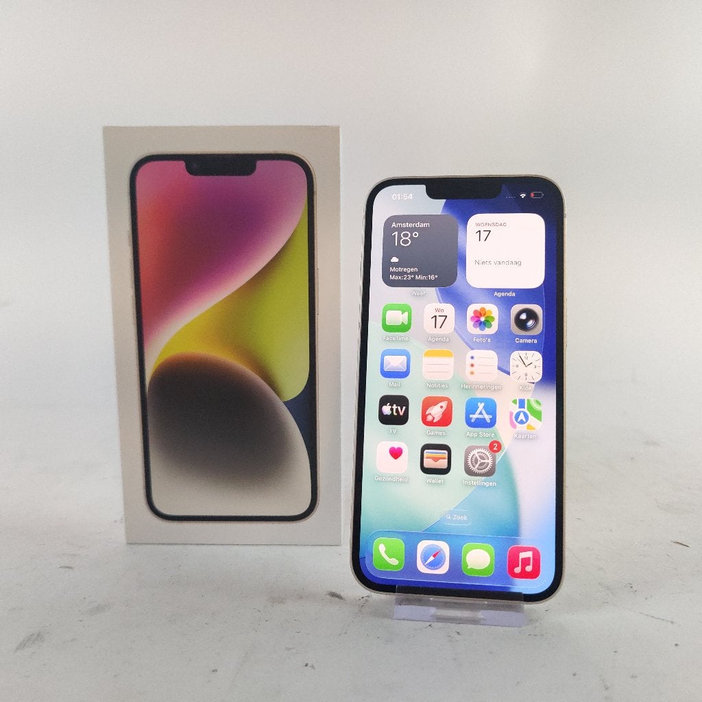 Apple iPhone 14 || 256GB || iOS 26 || Nu voor €399.99!, Ophalen of Verzenden, Zo goed als nieuw, X, X