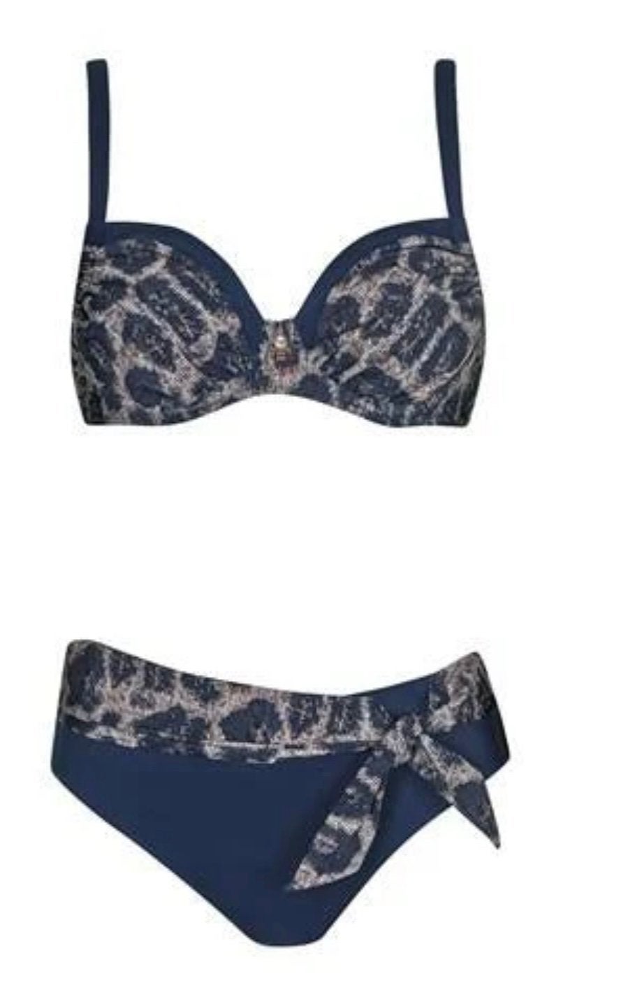 Opera bikini maat 42 en 42E, Ophalen of Verzenden, Zo goed als nieuw, Blauw, Bikini