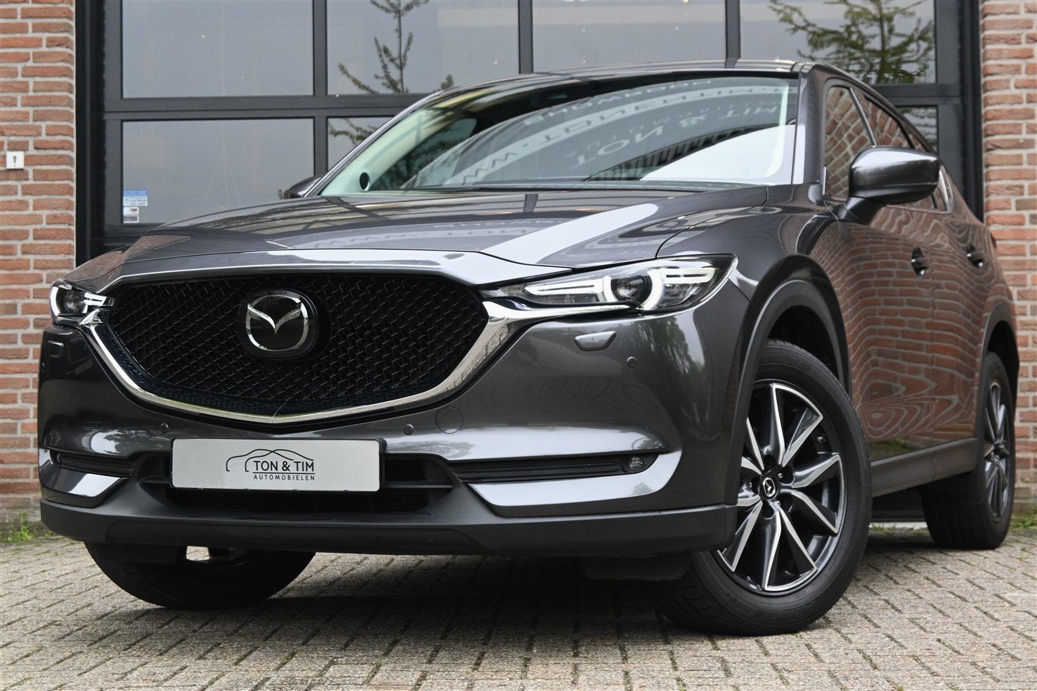 Mazda CX-5 2.5 SkyActiv-G 194 GT-M 4WD Trekhaak Leder ACC '1, Auto's, Dealer onderhouden, Gebruikt, Zwart, 4 cilinders