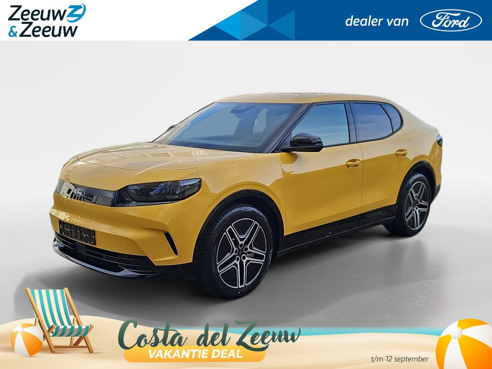 Ford Capri Premium Extended Range RWD 77 kWh | Tot 2200kg tr, Auto's, Ford, Automaat, 12 maanden, Achterwielaandrijving, Overige modellen