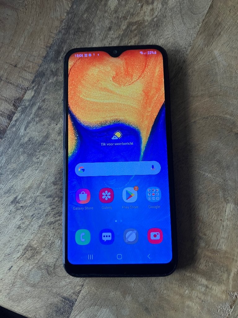 Samsung A20e 32GB, Telecommunicatie, Mobiele telefoons | Samsung, Gebruikt, Zwart, Ophalen of Verzenden, Zonder simlock