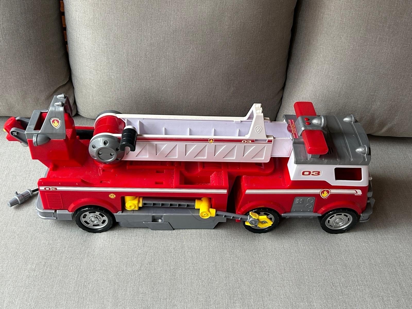Paw Patrol Brandweerwagen en Transporter Speelgoed, Ophalen, Gebruikt