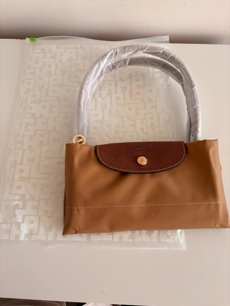 Longchamp tas, Verzenden, Nieuw, Beige, Handtas