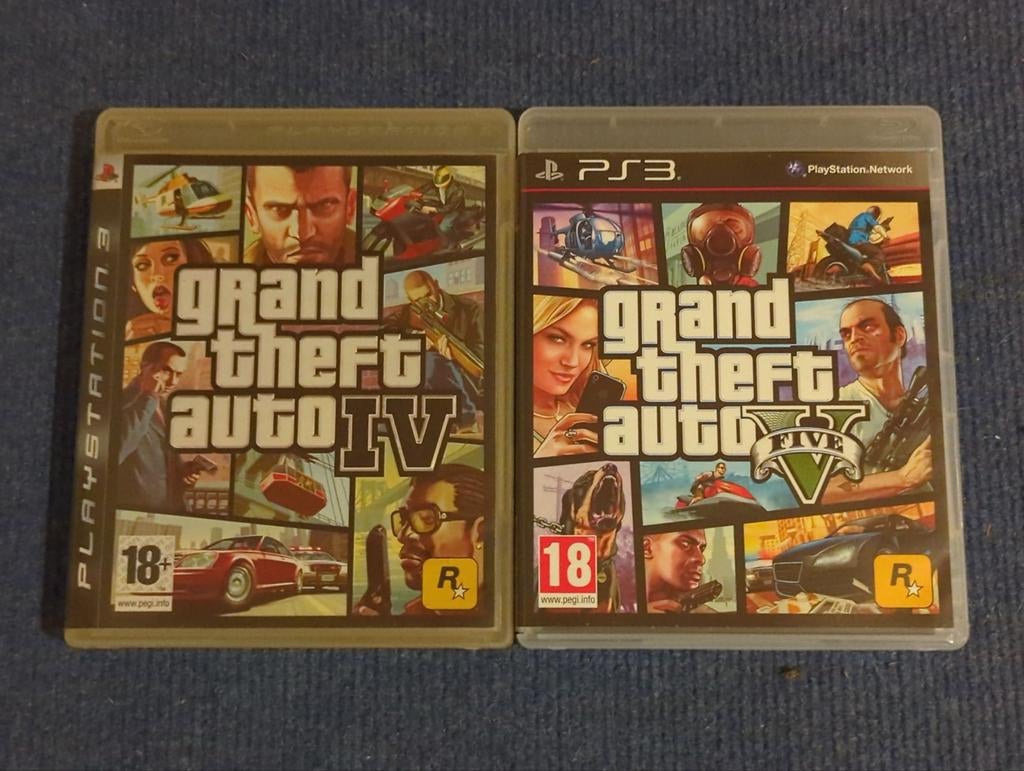 GTA V - Playstation 3 - met kaart, Avontuur en Actie, Gebruikt, Vanaf 18 jaar, 1 speler