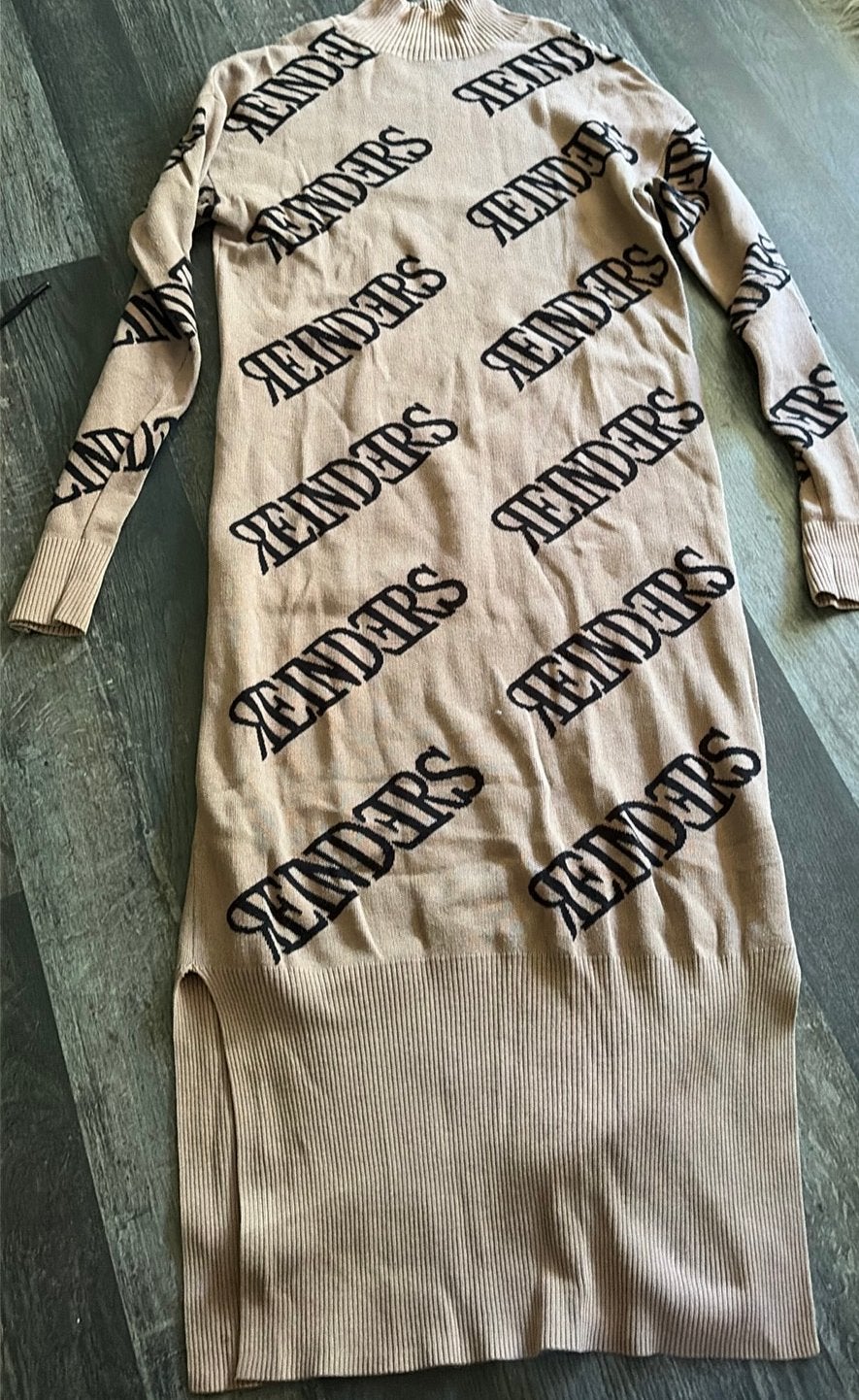 Reinders jurk XS, Kleding | Dames, Jurken, Bruin, Ophalen of Verzenden, Zo goed als nieuw, Maat 34 (XS) of kleiner