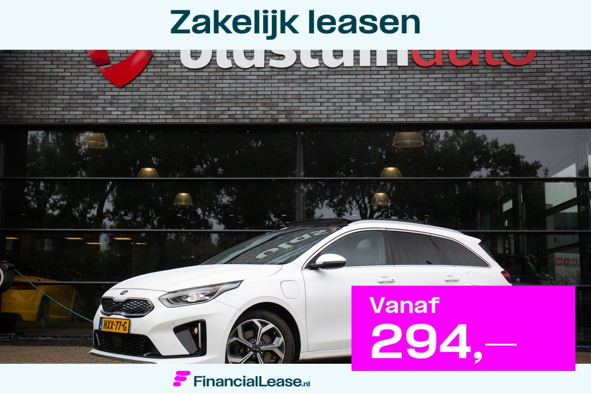 Kia Ceed Sportswagon 1.6 GDI PHEV ExecutiveLine , Panoramada, Gebruikt, Wit, 71 km/l, Geïmporteerd
