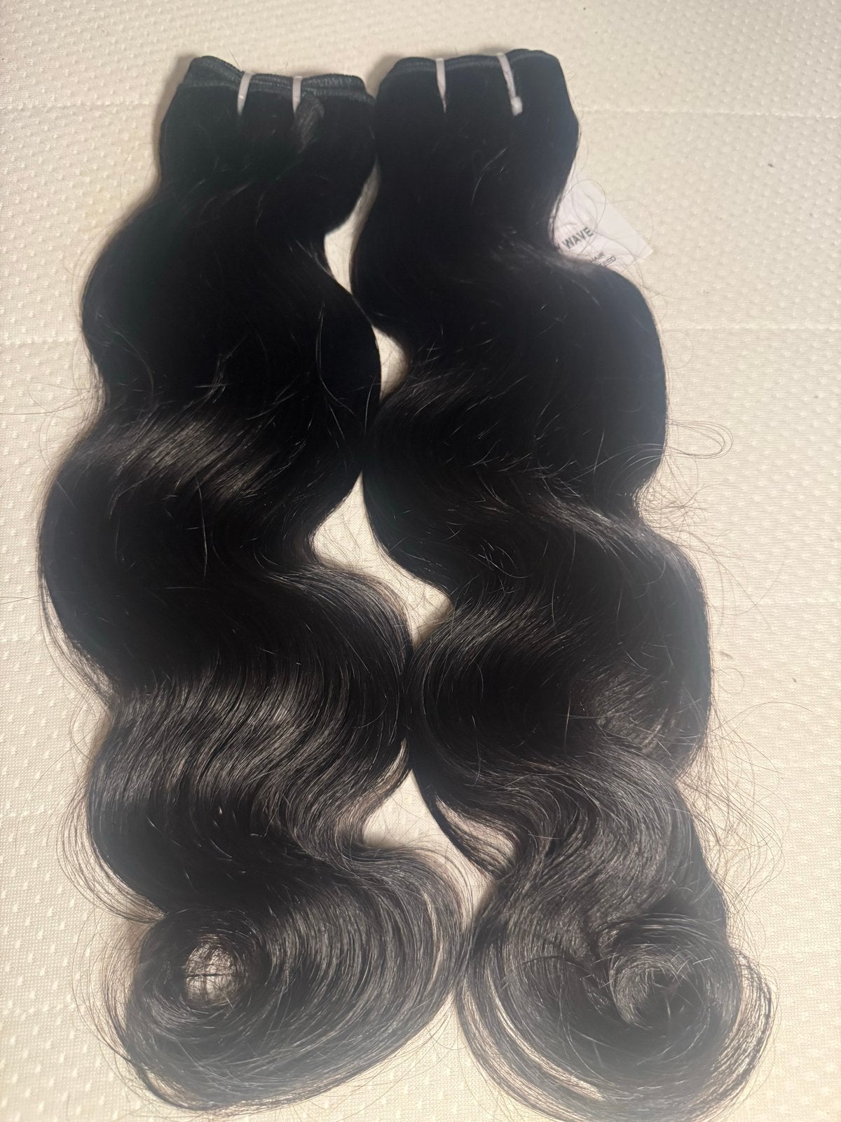 2x Body Wave Bundels 16 & 18 inch - 100% Human Hair, Ophalen of Verzenden, Nieuw, Pruik of Haarverlenging