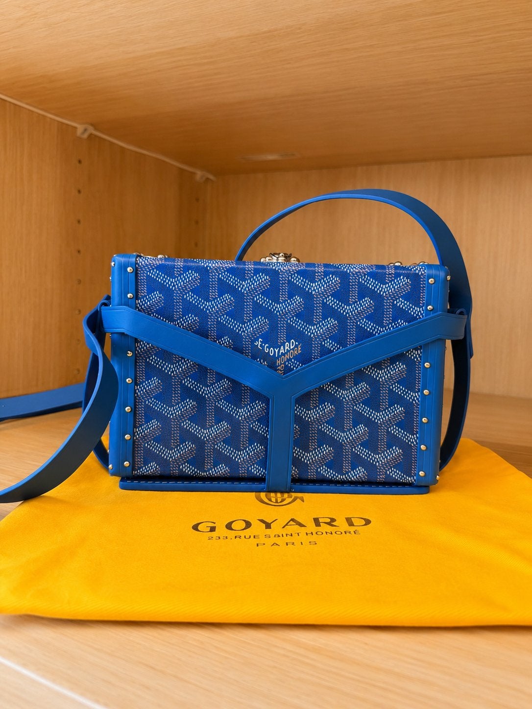 Goyard Minaudière Trunk Bag, Ophalen of Verzenden, Nieuw, Shopper