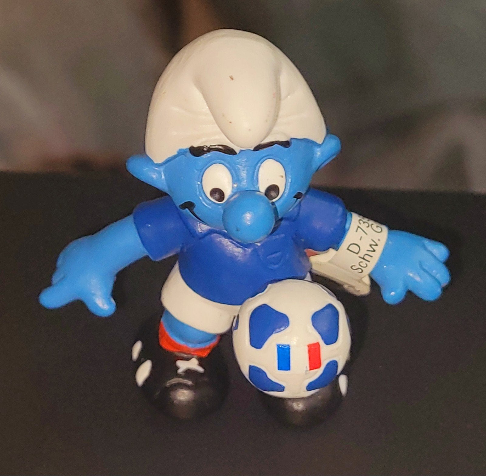 20791 Voetbalsmurf Frankrijk EK Voetbal 2016  Schleich+label, Verzenden, Nieuw, Overige Smurfen, Poppetje, Figuurtje of Knuffel