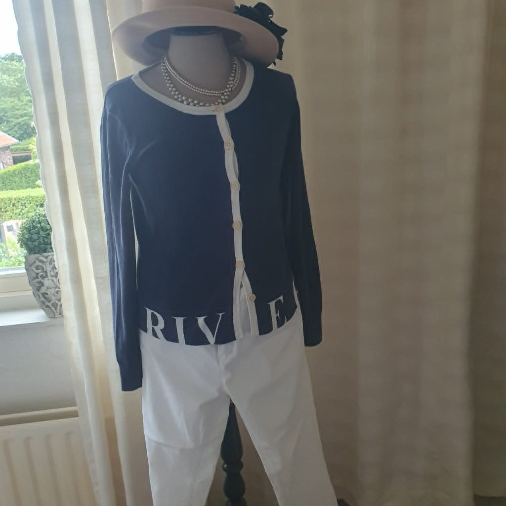 River Woods vestje S, Kleding | Dames, River Woods, Verzenden, Zo goed als nieuw, Blauw